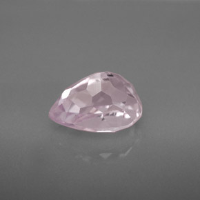 Kunzita rosa natural de 3,55 ct, en forma de pera, VVS-VS