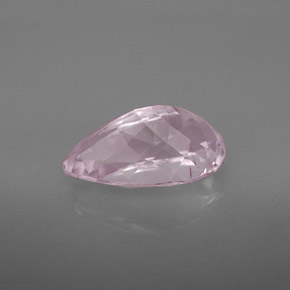 Kunzita rosa natural de 3,75 ct, en forma de pera, VVS-VS