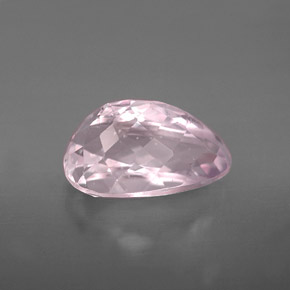 Kunzita rosa natural de 4,18 ct, en forma de pera, VS