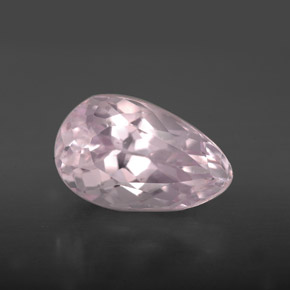 Kunzita rosa natural de 4,15 ct, en forma de pera, VVS-VS