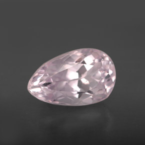 Kunzita rosa natural de 4,15 ct, en forma de pera, VVS-VS