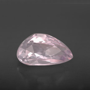 Kunzita rosa natural de 4,15 ct, en forma de pera, VVS-VS