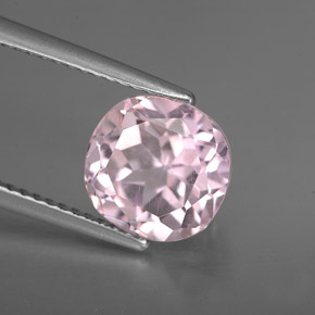 Kunzita Rosa natural de 3.78 ct, Corte Cojín, VVS-VS