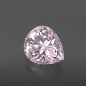 Kunzita rosa natural de 3,72 ct, en forma de pera, VVS-VS