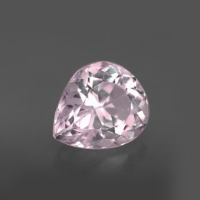 Kunzita rosa natural de 3,72 ct, en forma de pera, VVS-VS
