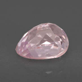 Kunzita rosa natural de 2,00 ct, en forma de pera, VVS-VS