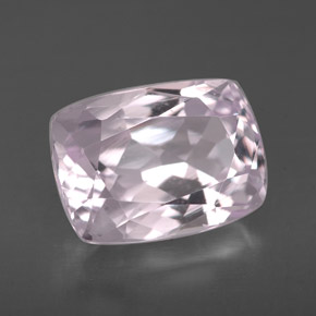 Kunzita rosa natural de 4,23 ct, corte cojín, VS