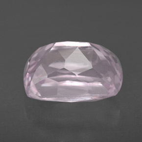 Kunzita rosa natural de 4,23 ct, corte cojín, VS