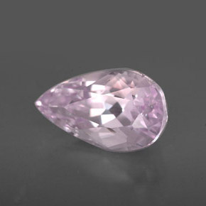 Kunzita rosa natural de 4,90 ct, en forma de pera, VS