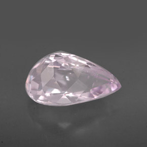 Kunzita rosa natural de 4,90 ct, en forma de pera, VS