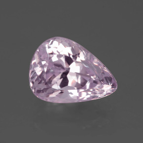Kunzita rosa natural de 6,61 ct, en forma de pera, VVS-VS
