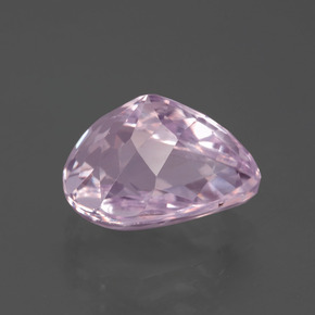 Kunzita rosa natural de 6,61 ct, en forma de pera, VVS-VS