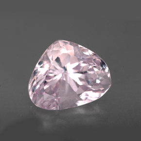 Kunzita rosa natural de 5,10 ct, en forma de pera, VVS-VS