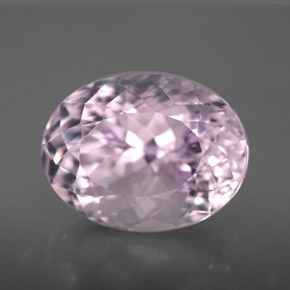 Kunzita rosa natural de 7,40 ct, corte óvalo, VVS-VS