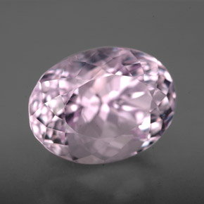 Kunzita rosa natural de 7,40 ct, corte óvalo, VVS-VS