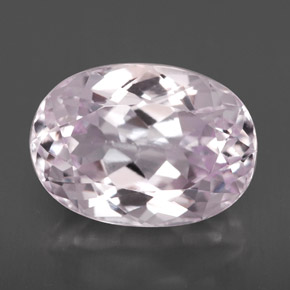Kunzita rosa natural de 6,69 ct, corte óvalo, VVS-VS