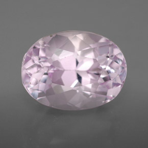 Kunzita rosa natural de 6,49 ct, corte óvalo, VVS