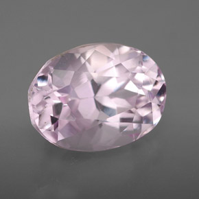 Kunzita rosa natural de 6,49 ct, corte óvalo, VVS