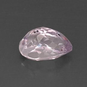 Kunzita rosa natural de 6,44 ct, en forma de pera, VVS-VS