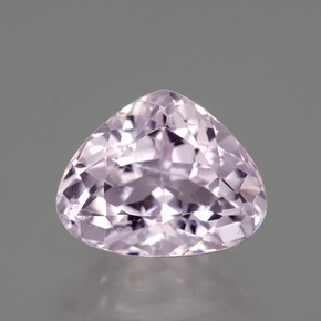 Kunzita rosa natural de 8,84 ct, en forma de pera, VVS-VS