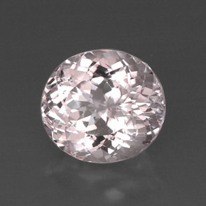 Kunzita Rosado claro natural de 8.91 ct, Corte Óvalo, VVS-VS