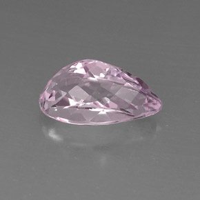 Kunzita rosa natural de 9,59 ct, en forma de pera, VVS