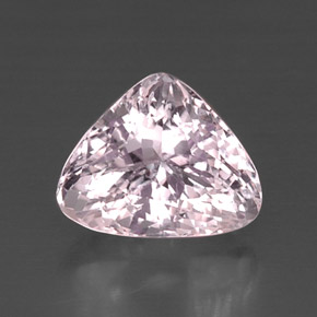 Kunzita rosa natural de 8,63 ct, trillón, VVS-VS