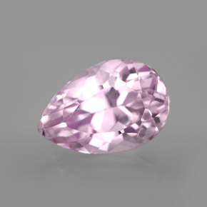 Kunzita Rosa natural de 8.33 ct, En forma de pera, VVS-VS