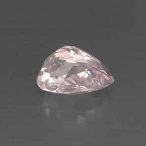 Kunzita rosa natural de 4,11 ct, en forma de pera, VVS-VS