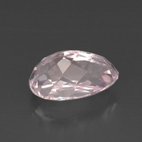 Kunzita rosa natural de 6,55 ct, en forma de pera, VVS-VS
