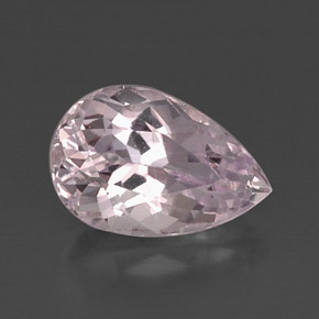 Kunzita rosa natural de 7,35 ct, en forma de pera, VS-SI