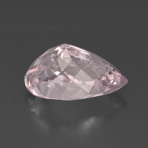 Kunzita rosa natural de 7,35 ct, en forma de pera, VS-SI