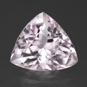 Kunzita rosa natural de 6,61 ct, trillón, VVS-VS