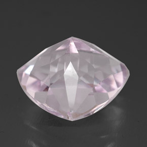 Kunzita rosa natural de 6,61 ct, trillón, VVS-VS