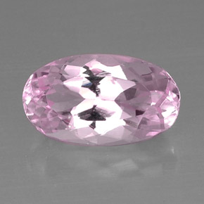 Kunzita Rosado claro natural de 9.01 ct, Corte Óvalo, VVS
