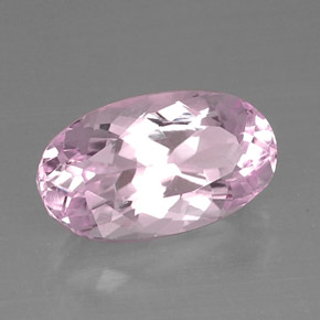 Kunzita Rosado claro natural de 9.01 ct, Corte Óvalo, VVS