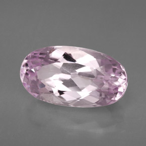 Kunzita rosa natural de 6,51 ct, corte óvalo, VVS-VS