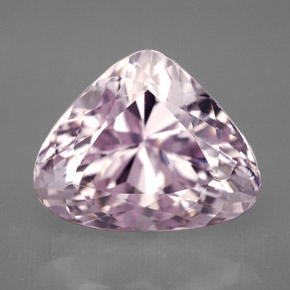 Kunzita rosa natural de 10,60 ct, en forma de pera, VVS