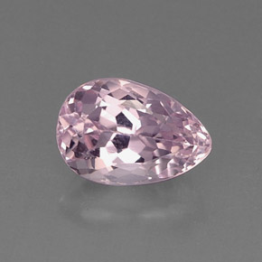 Kunzita rosa natural de 5,88 ct, en forma de pera, VS