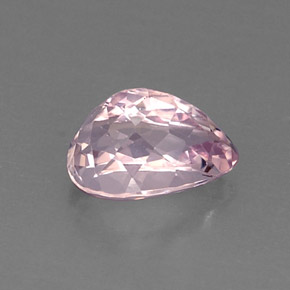 Kunzita rosa natural de 5,88 ct, en forma de pera, VS