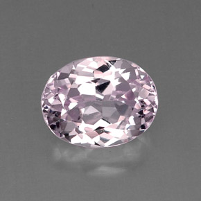 Kunzita rosa natural de 6,73 ct, corte óvalo, VVS-VS