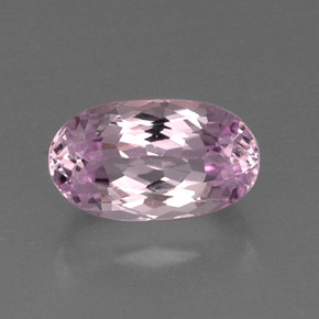Kunzita rosa natural de 6,56 ct, corte óvalo, VVS