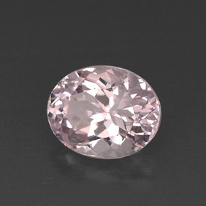 Kunzita Rosa natural de 8.64 ct, Corte Óvalo, VS
