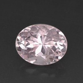 Kunzita Rosa natural de 10.97 ct, Corte Óvalo, VVS