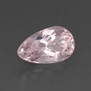 Kunzita Rosa natural de 5.28 ct, En forma de pera, VVS-VS