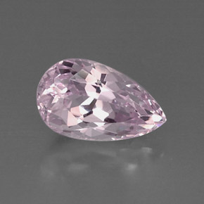 Kunzita rosa natural de 8,39 ct, en forma de pera, VVS