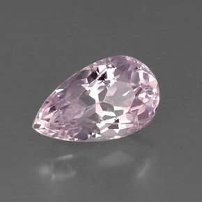 Kunzita rosa natural de 8,39 ct, en forma de pera, VVS