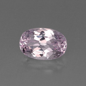 Kunzita rosa natural de 6,65 ct, corte óvalo, VVS
