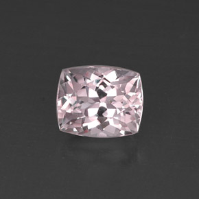 Kunzita rosa natural de 4,74 ct, corte cojín, VVS-VS