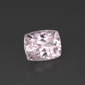 Kunzita rosa natural de 4,74 ct, corte cojín, VVS-VS